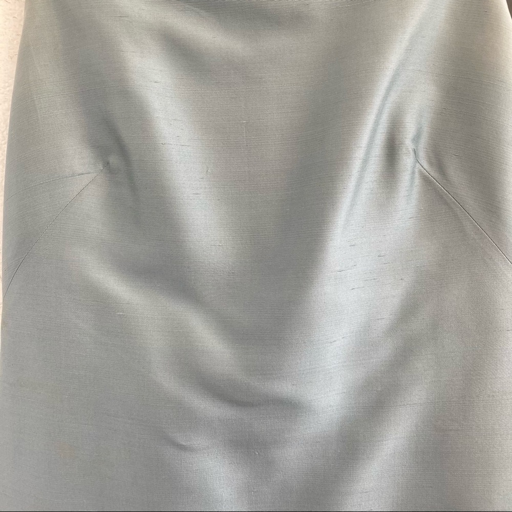 Banana republic dress size 0 blue aqua teal - Picture 2 of 7